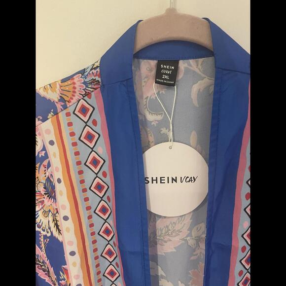 Shein Curvy Vacay Overshirt or Jacket - Picture 2 of 5